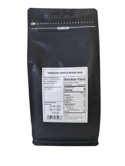 Leone Robusta Whole Coffee Bean (500g)