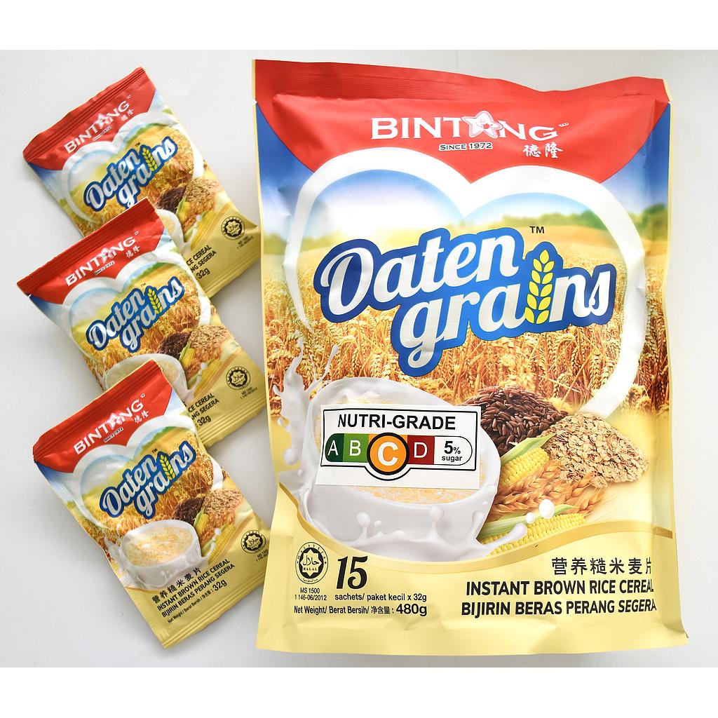 Bintang Oaten Grains Instant Brown Rice Cereal 15s x 32g