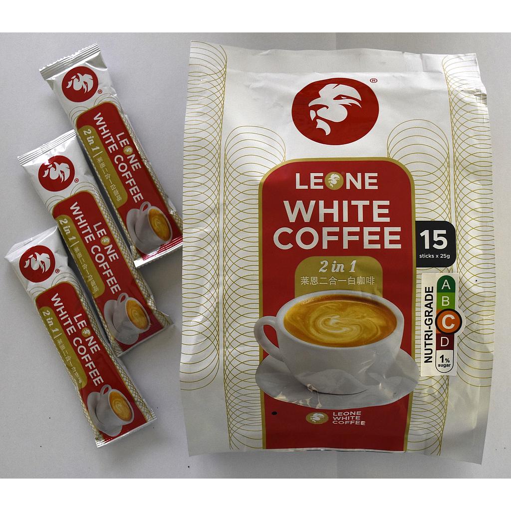 Leone 2 in 1 White Coffee 15s x 25g